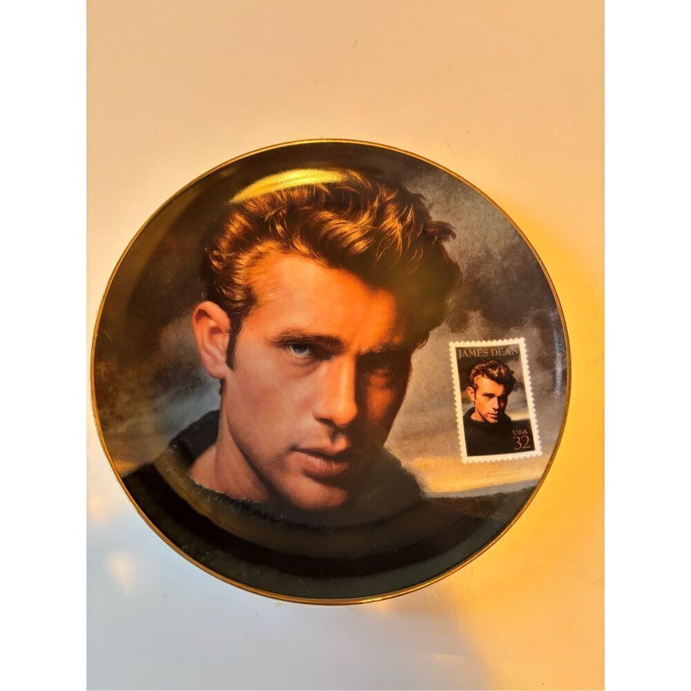 James Dean USPS Stamp Collection Commemorative Plate